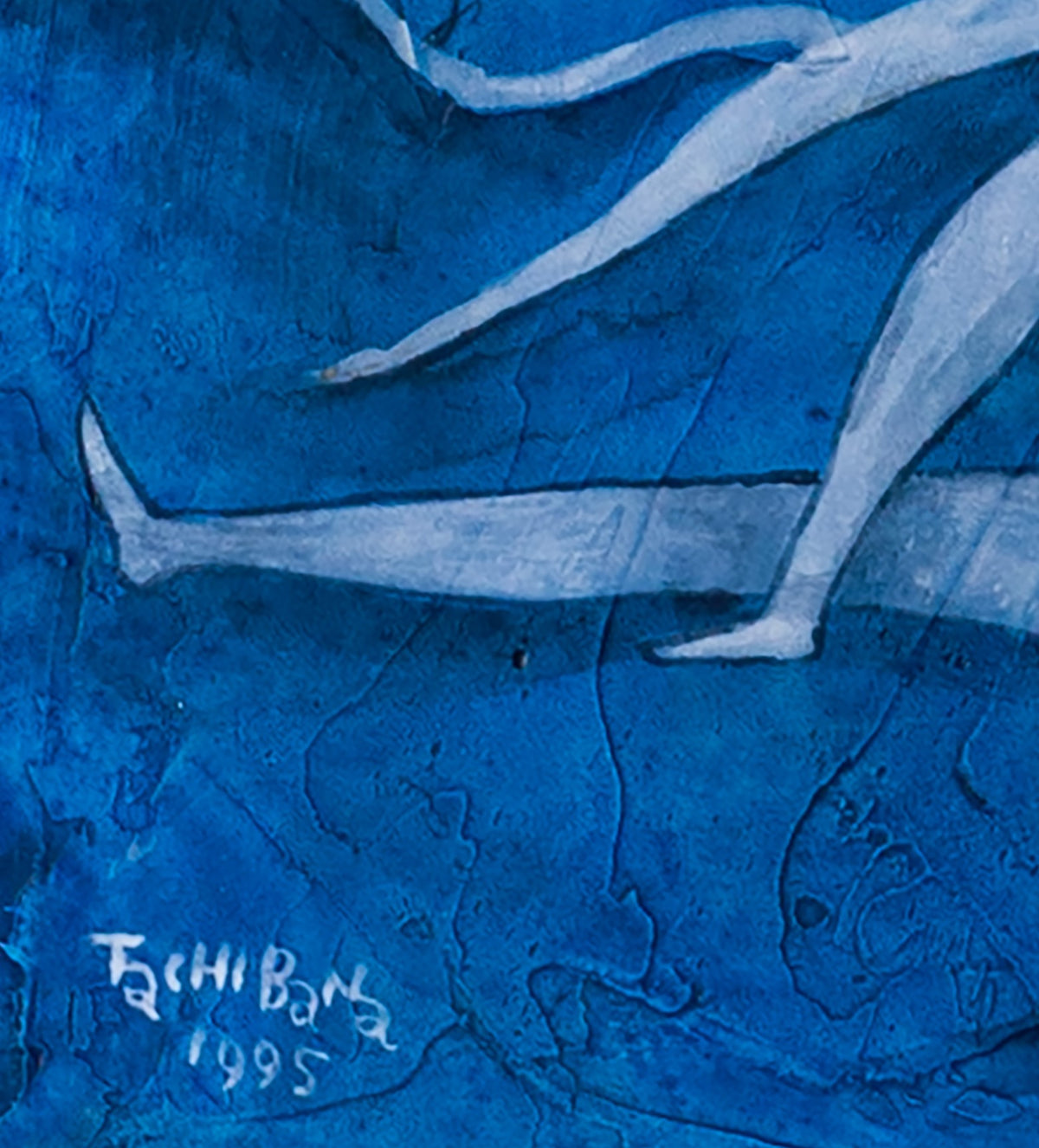 Pareja en noche azul