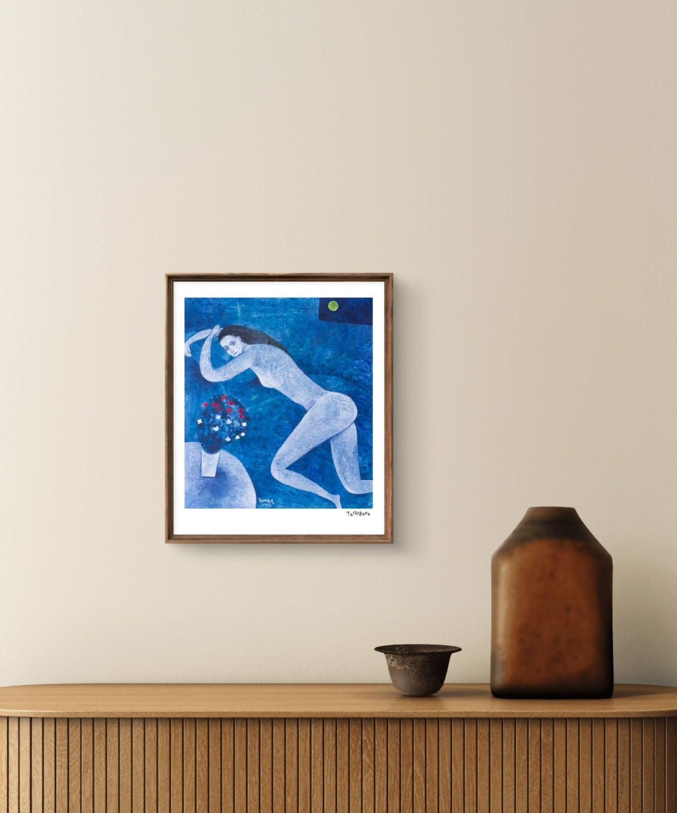 Desnudo azul - Yoshiro Tachibana Art Gallery