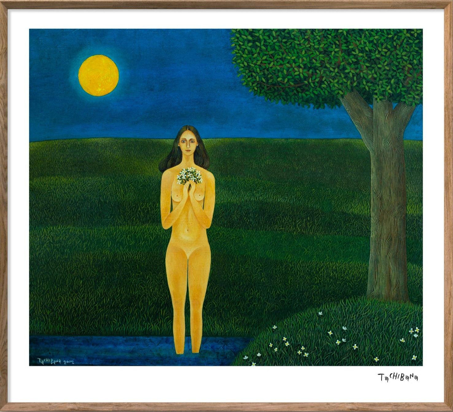 Desnudo con flores - Yoshiro Tachibana Art Gallery