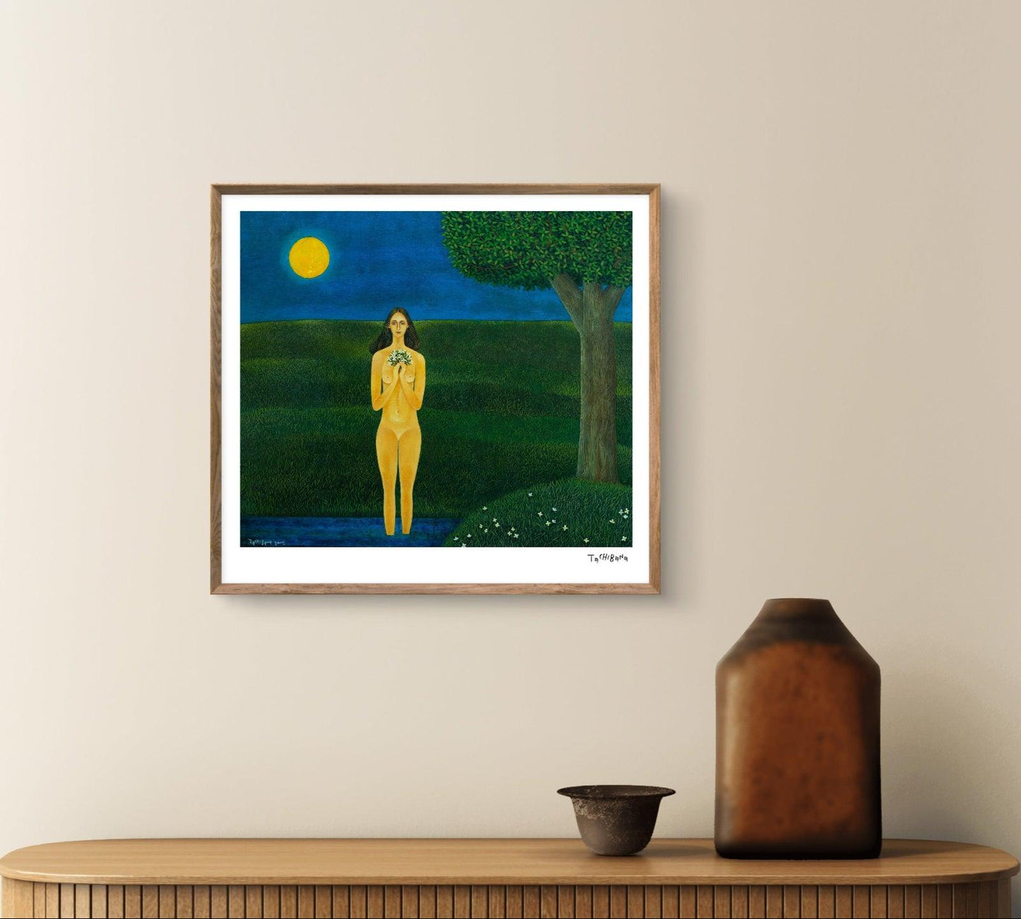 Desnudo con flores - Yoshiro Tachibana Art Gallery