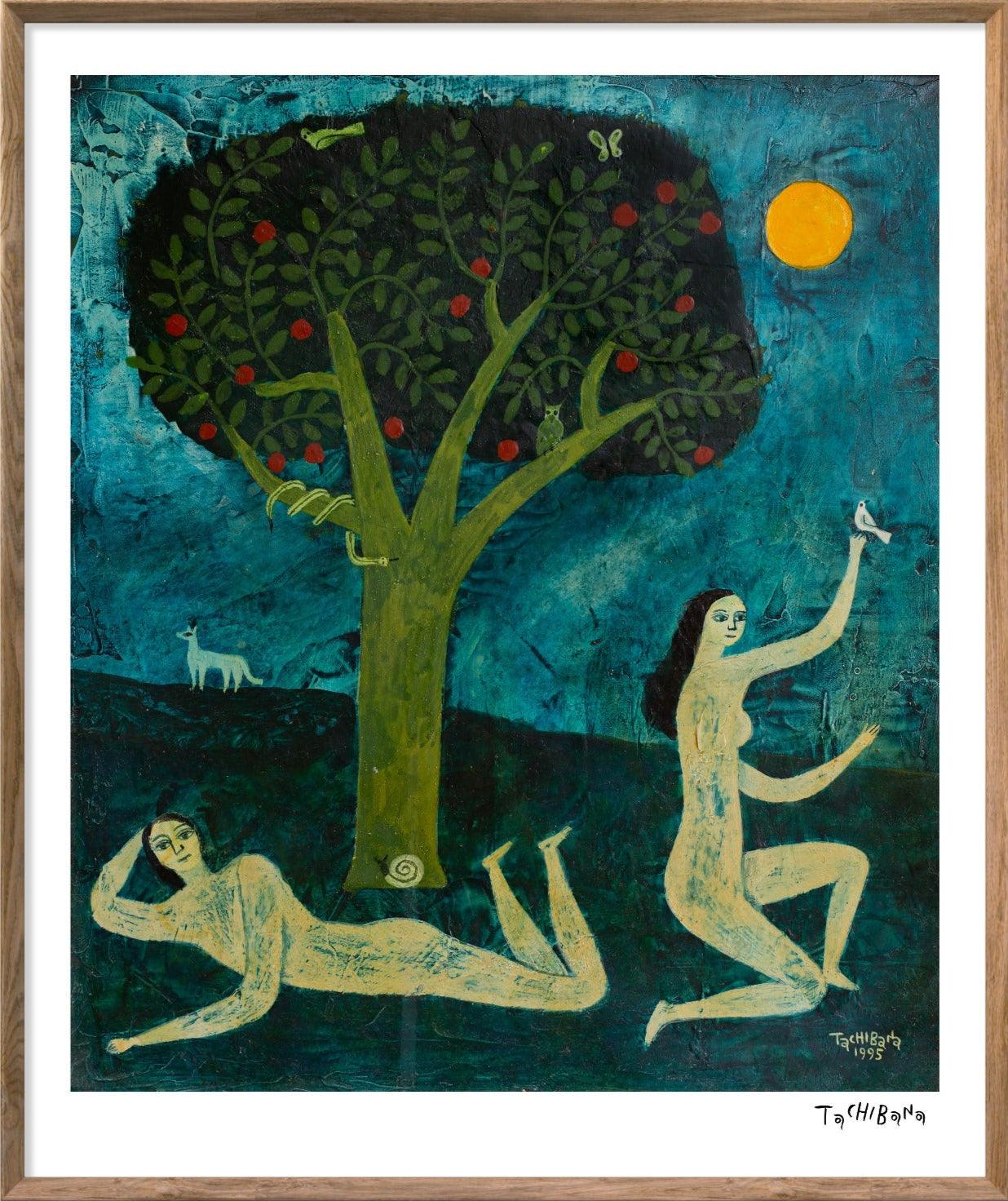 Desnudo y manzano - Yoshiro Tachibana Art Gallery