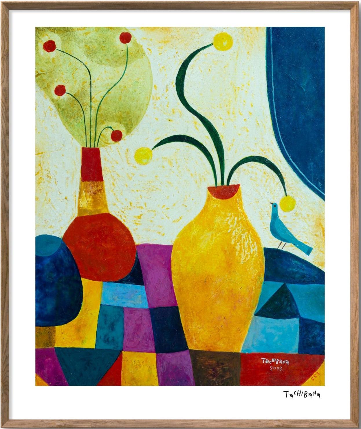 Dos floreros - Yoshiro Tachibana Art Gallery