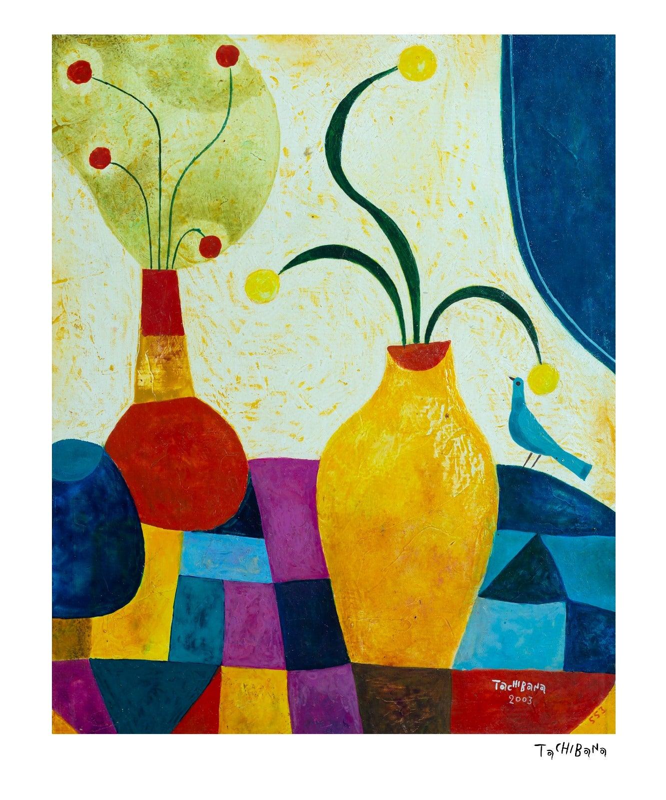 Dos floreros - Yoshiro Tachibana Art Gallery