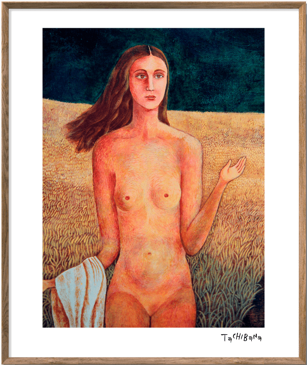 Mujer y espiga - Yoshiro Tachibana Art Gallery