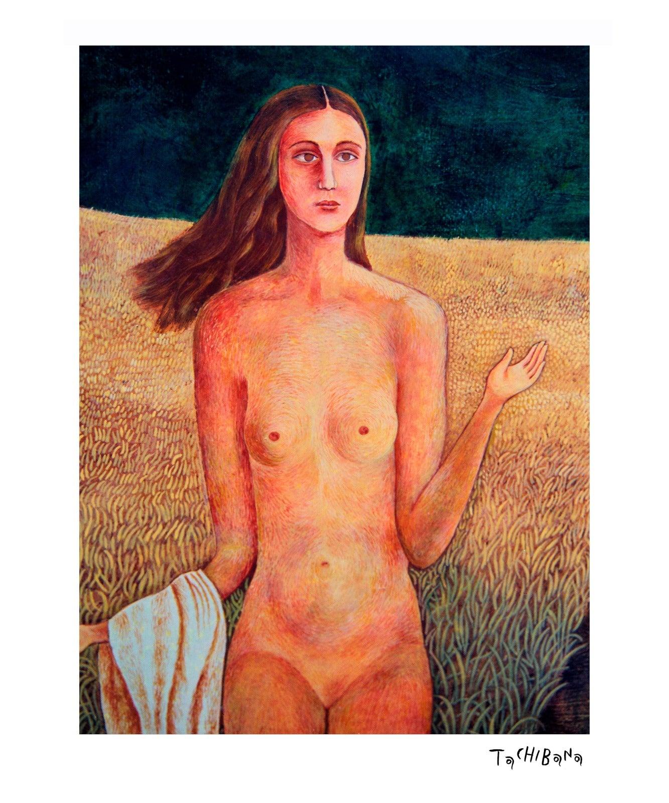 Mujer y espiga - Yoshiro Tachibana Art Gallery