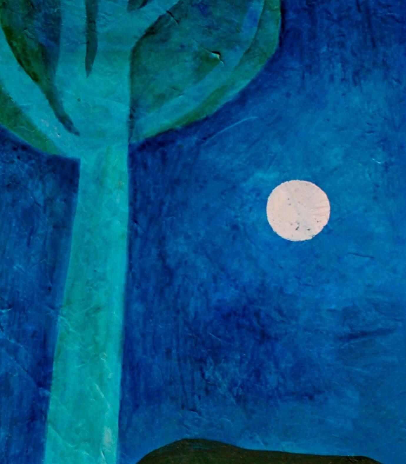 Dama en noche azul - Yoshiro Tachibana Art Gallery