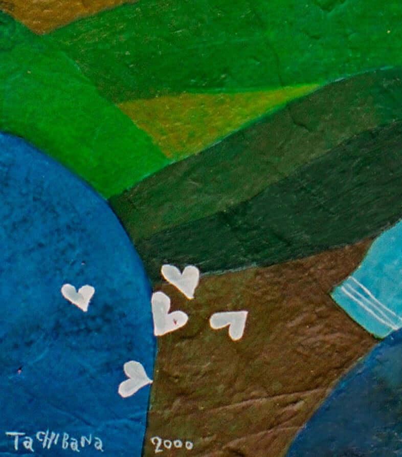 Dama en noche azul - Yoshiro Tachibana Art Gallery