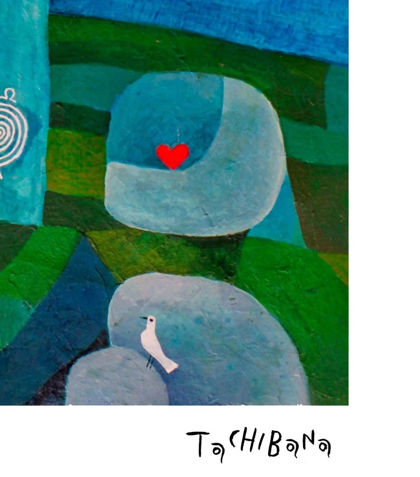Dama en noche azul - Yoshiro Tachibana Art Gallery